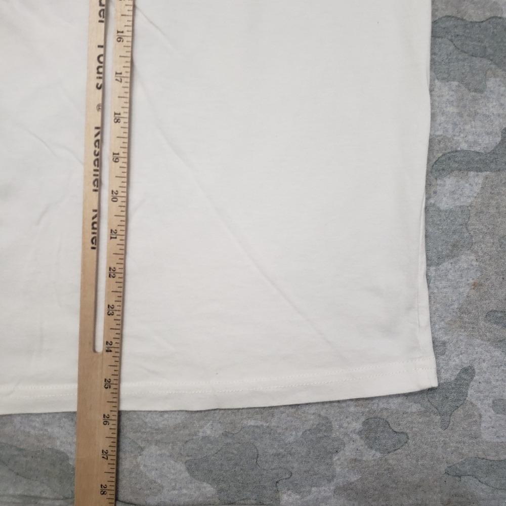 Ed Hardy Top Womens Medium White Short Sleeve - Picture 9 of 11